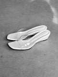 1208 Transparent Wedge Heel (4cm)