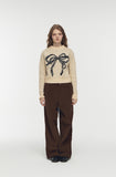 Ribbon Brush CROP Knit