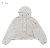 Arts nylon two-way hood windbreaker jacket