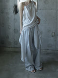 Asib Unbalance Sleeveless Blouse