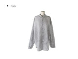 Aseun Wrinkle Loose Check Shirt