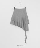 Hikune Banding Layered Tiered Skirt