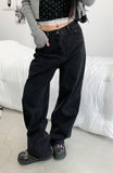 move denim wide pants