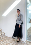 Pierre Double Tulle Banding Skirt