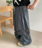 [unisex] Ronbu Banding Pin Tuck String Parachute Pants