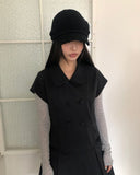Jea Bean Button Jacket Midi Skirt Set
