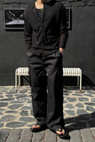 Banding Rustle Cargo Wide Pants