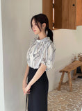 Repel Shirring Pattern Blouse