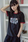 Stamp Club Ringer Short Sleeve Tee