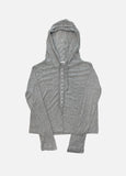 Elv See-through Hood Cardigan