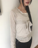 Lido Frill Ribbon Strap T-Shirt