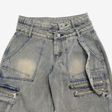 Tima Layered Strap Pocket Pants