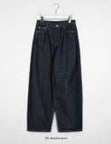 Koinu Raw Balloon Wide Non Fade Denim Pants