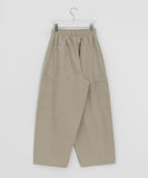 Hibamp Wide Cargo Banding Pants