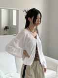 Rachel String Color Nylon Banding Pocket Cargo Long Skirt