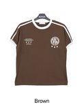 Cane tape line ringer tee