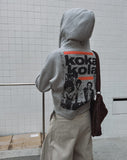 Collings Printed Crop Hoodie