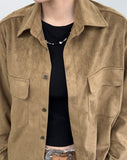 Modiel Suede Crop Shirt