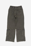 Clou tin dyeing banding cargo denim pants