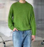 Hairy Boucle Round Knit