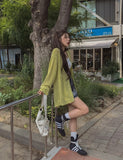 Yoni cargo denim mini skirt