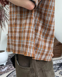 Perry Wrinkle Check Short Sleeve Shirt