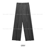 Gakuran pintuck wide pants