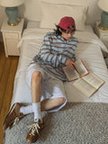 Coca Stripe Rugby Tee