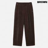 Harris pintuck corduroy pants