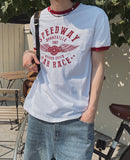 Speedy Printing Ringer Short Sleeve T-shirt