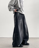 Dutch Black Balloon Wide Denim