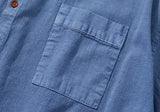 Cool Summer Stripe Pigment Short Sleeve Shirt