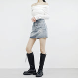 Early Shirring Off T-Shirt