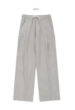 Bade Linen Banding Wide Pants