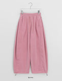 [Unisex] Sitb Fleece Brushed Banding Balloon Wide Pants