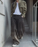 Reno Brush Wide Denim Pants