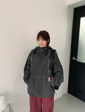 Culz Denim String Hood Over Anorak