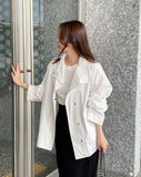 Baren Trench Half Coat Bomber Jacket