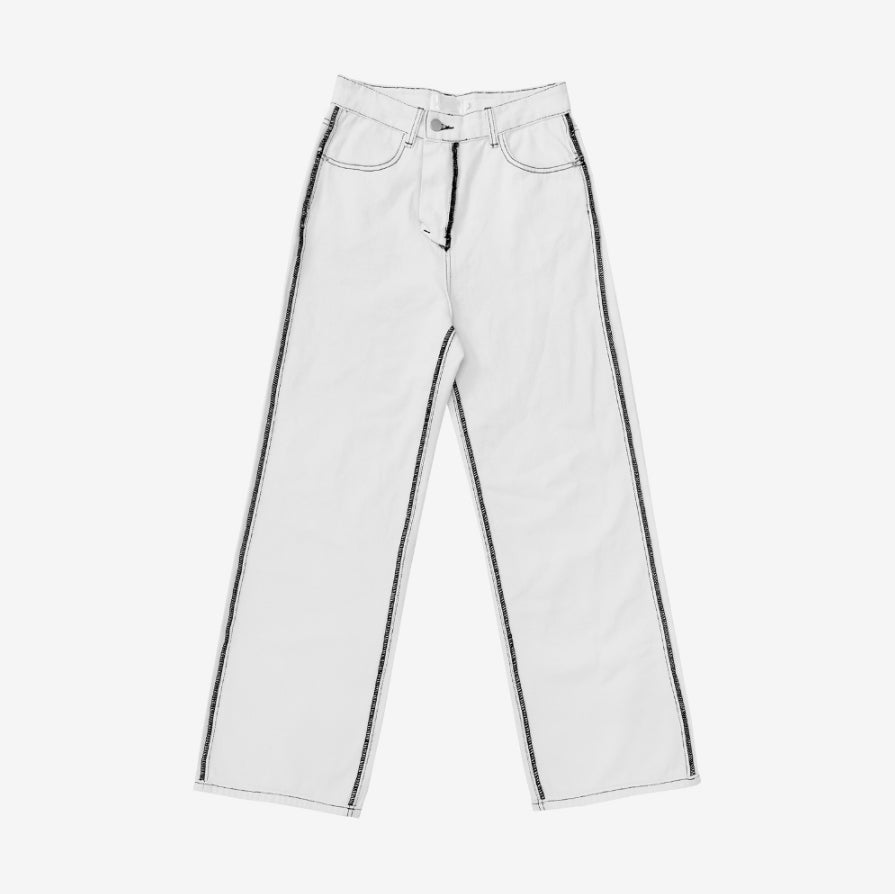 【NONCODE】Notty Stitch Denim Pants NONCODE(ノンコード) - ノーティステッチデニムパンツ / Notty