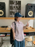 Ilan Summer Check Roll-up Short Sleeve Shirt