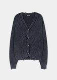 DAMAGE COLOUR DYE CARDIGAN