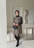 Robin Tweed Pleated Mini One Piece