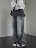 Inport Rivet Balloon Denim Pants