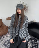 Terren Ribbed Crop Hood Zip-Up