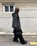 Seru Cotton Brushed Wide Balloon Pants