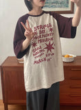[unisex] Momoku color matching printing over short sleeve tee