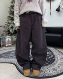 Ruel Curved Peach Fuzz Cotton Pants