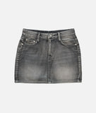 Vintage brushed denim skirt