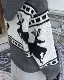 Ender Nordic Knit Hooded Zip-Up