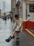 plain eco leather mini skirt